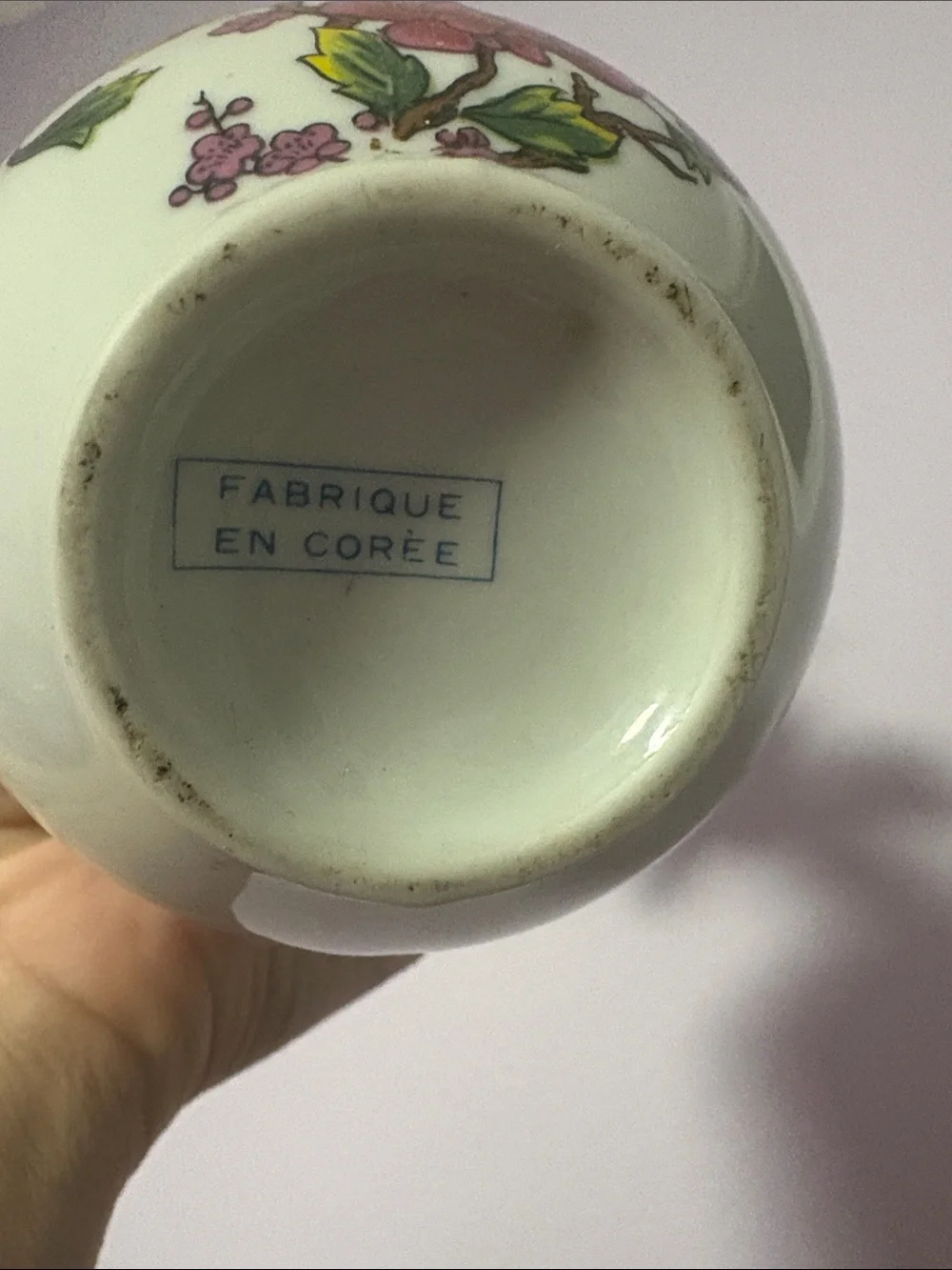Vintage Porcelain Floral Vase